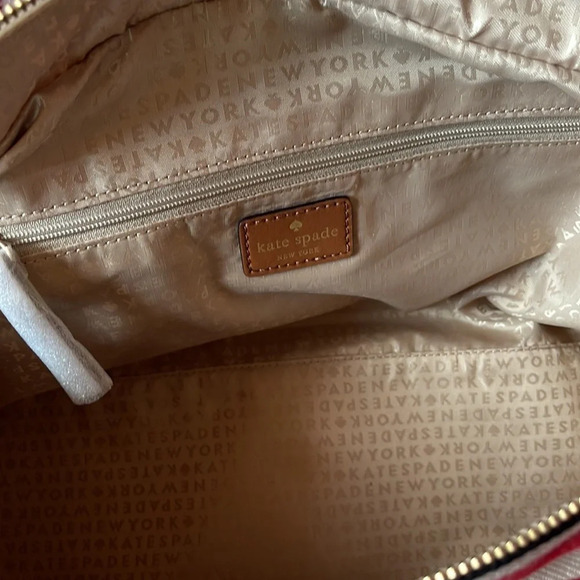 KATE SPADE - Stevie striped hobo bag ♠️🩷❤️NWT - Picture 4 of 13